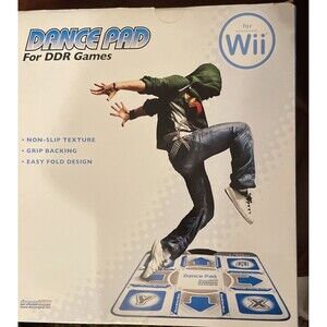 New In Box***DREAMGEAR DANCE PAD MAT FOR NINTENDO WII DDR Games